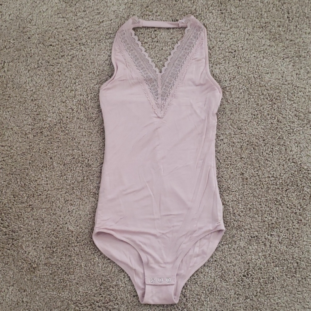 Lace top bodysuit NWOT